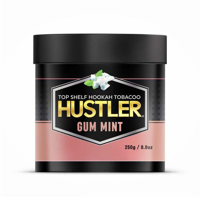 Gum Mint Flavor, Black and Pink Jar