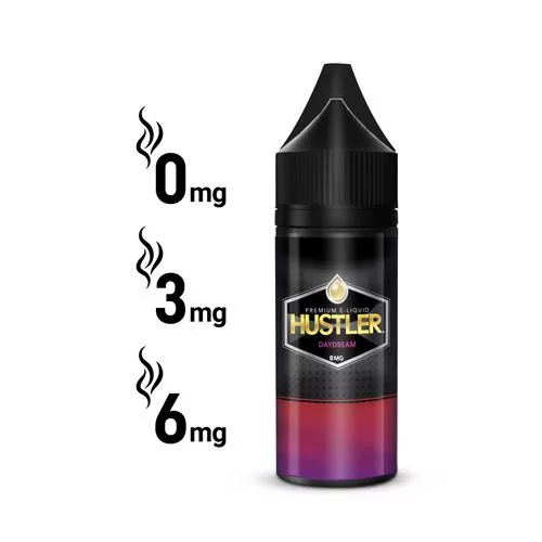 Premium E-Liquid, Daydream Flavor, 60ML, Black and Purple Bottle