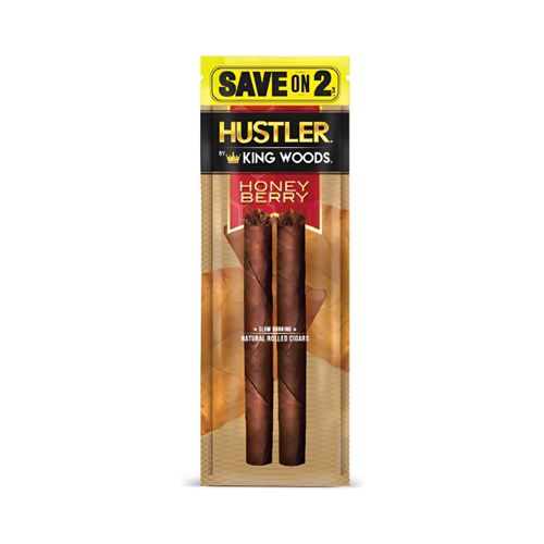 2 Cigar Berry Flavor, King Wood, Red Package