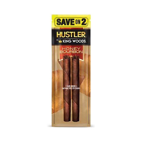 2 Cigar Honey Bourbon Flavor, King Wood, Red Package