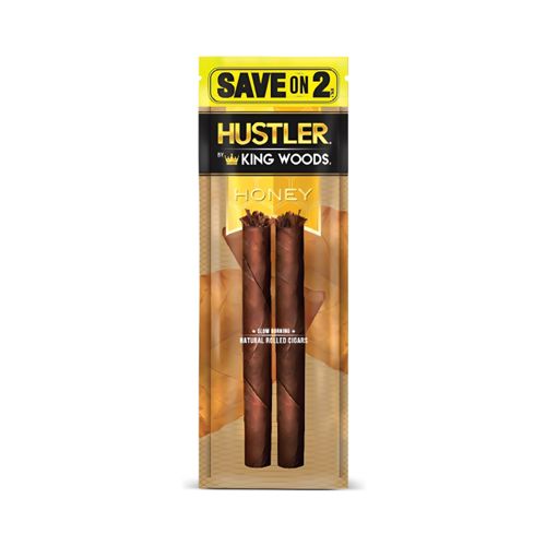2 Cigar Honey Flavor, King Wood, Yellow Package