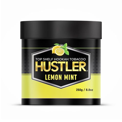 Lemon Mint Flavor, Black and Yellow Jar