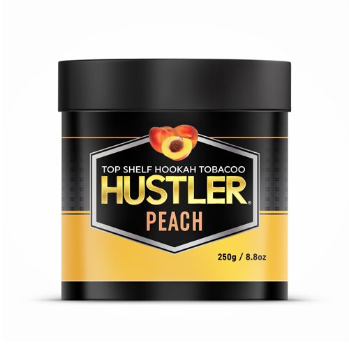 Peach Flavor, Black and Orange Jar